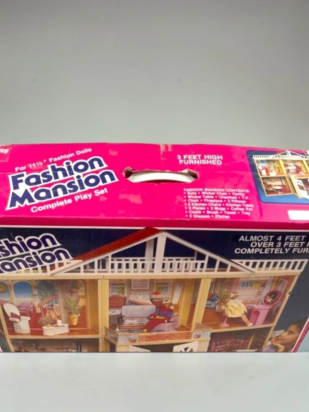 Sears Fashion Mansion Complete Play Set Vintage Dollhouse Boxed